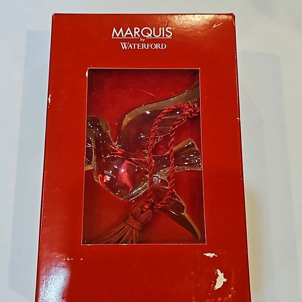 NWT WATERFORD MARQUIS DOVE CRYSTAL NOAHS ARK NIB‎
